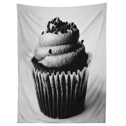 Allyson Johnson Black And White Cupcake Photograph Tapestry