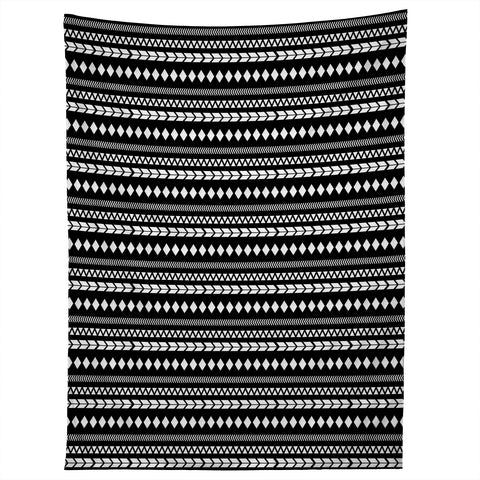 Allyson Johnson Black Aztec Tapestry