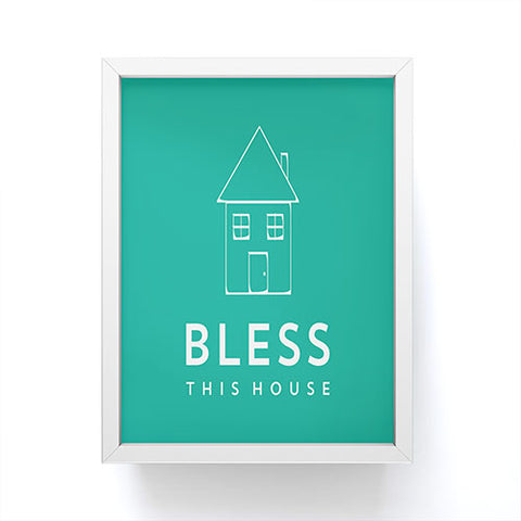 Allyson Johnson Bless This House Framed Mini Art Print