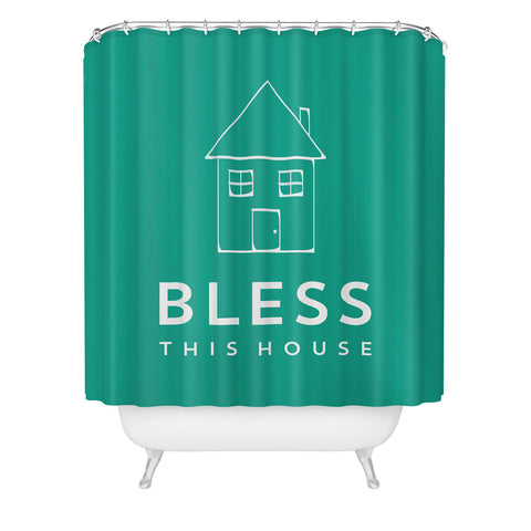 Allyson Johnson Bless This House Shower Curtain