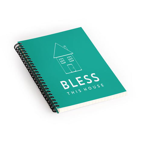 Allyson Johnson Bless This House Spiral Notebook