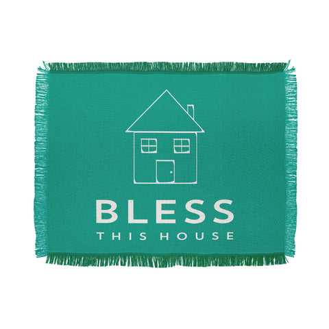 Allyson Johnson Bless This House Throw Blanket