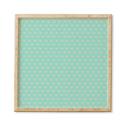 Allyson Johnson Blue Hearts Framed Wall Art