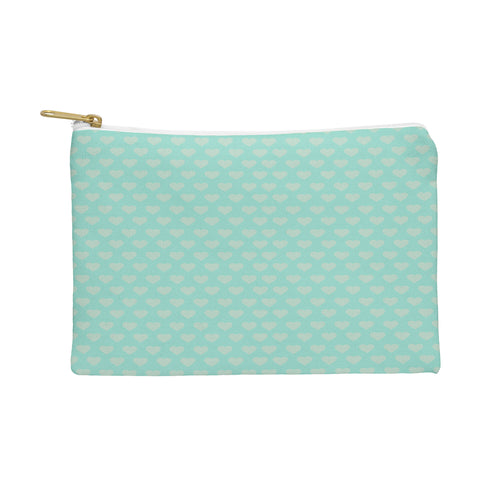 Allyson Johnson Blue Hearts Pouch