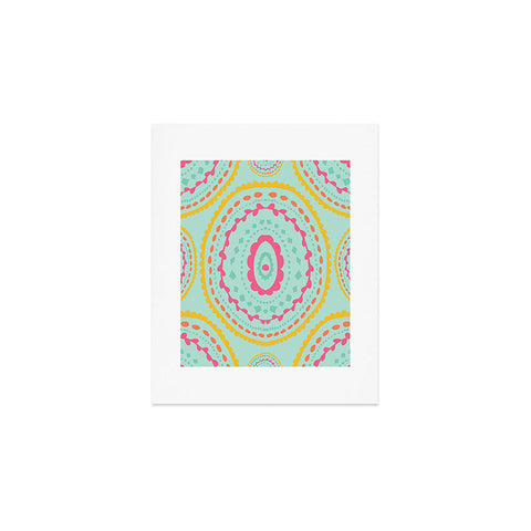 Allyson Johnson Blue Medallion Art Print