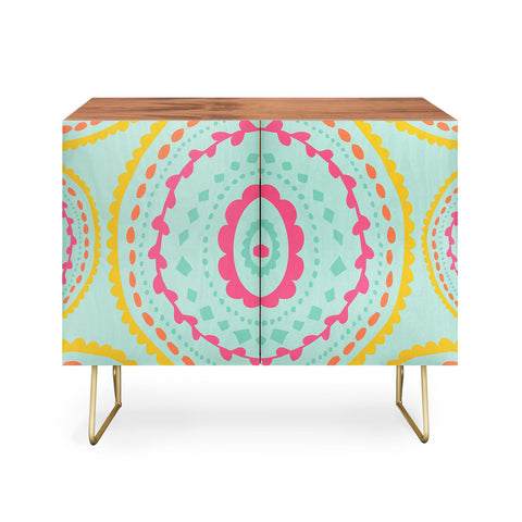 Allyson Johnson Blue Medallion Credenza