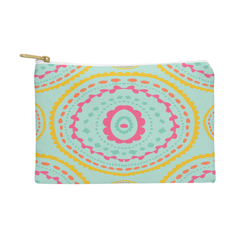 Allyson Johnson Blue Medallion Pouch