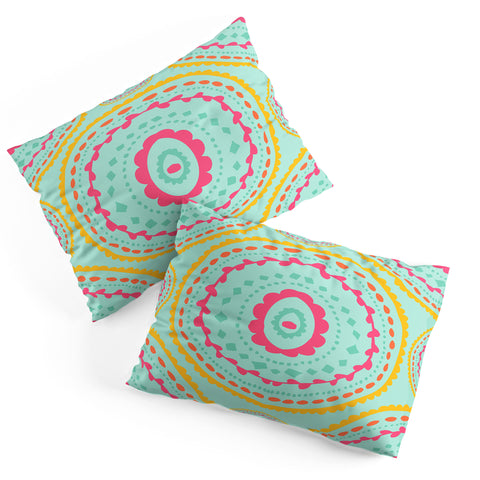 Allyson Johnson Blue Medallion Pillow Shams
