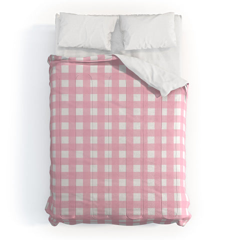 Allyson Johnson Blush Check Comforter