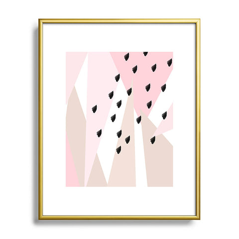 Allyson Johnson Blush Mod 2 Metal Framed Art Print