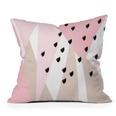 Allyson Johnson Blush Mod 2 Throw Pillow