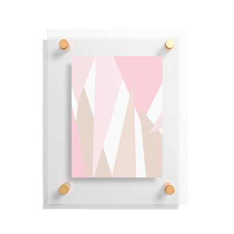 Allyson Johnson Blush Mod Floating Acrylic Print