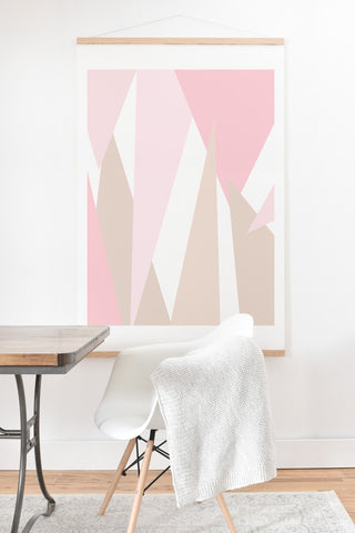 Allyson Johnson Blush Mod Art Print And Hanger