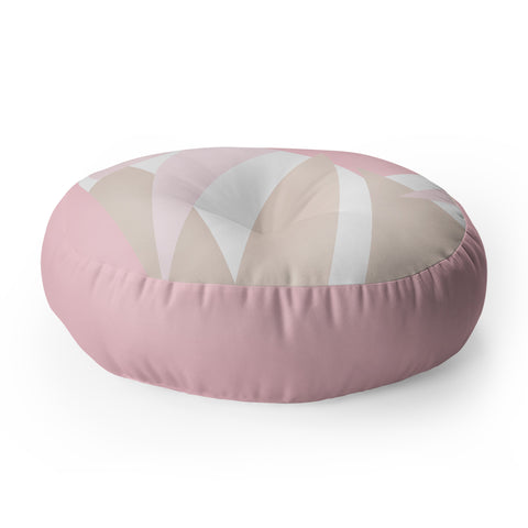 Allyson Johnson Blush Mod Floor Pillow Round