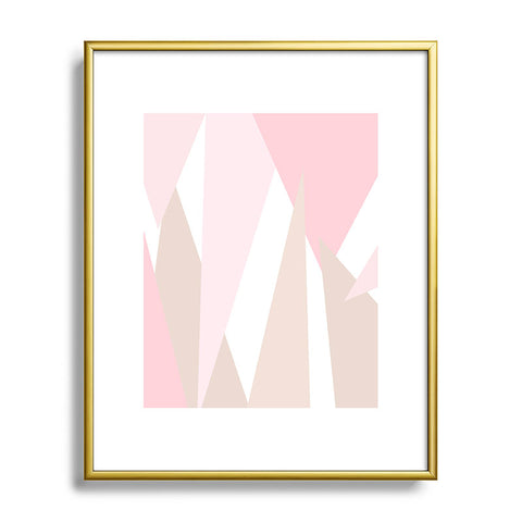 Allyson Johnson Blush Mod Metal Framed Art Print