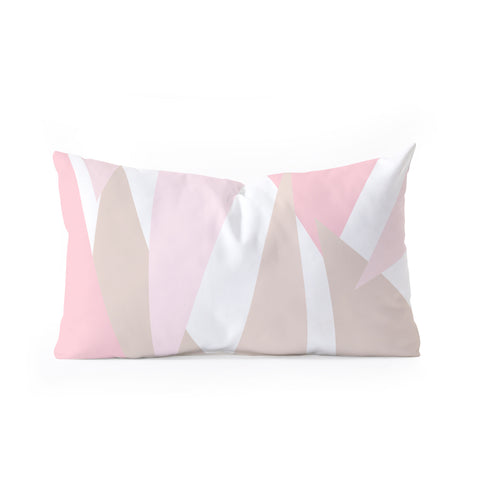 Allyson Johnson Blush Mod Oblong Throw Pillow