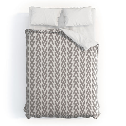 Allyson Johnson Bohemian Arrows Gray Comforter