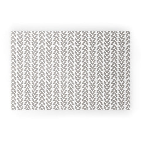 Allyson Johnson Bohemian Arrows Gray Welcome Mat