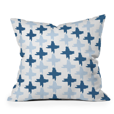 Allyson Johnson Bohemian Indigo iKat 3 Throw Pillow