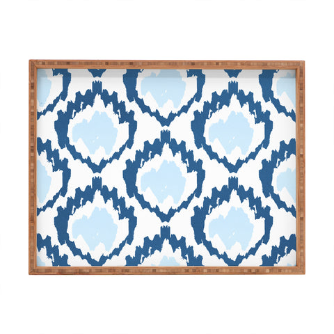 Allyson Johnson Bohemian Indigo iKat Rectangular Tray