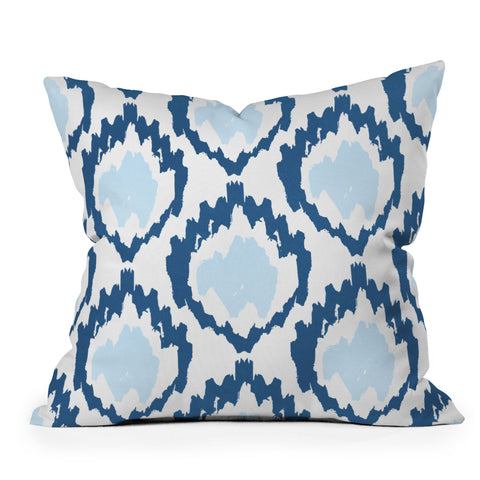 Allyson Johnson Bohemian Indigo iKat Throw Pillow