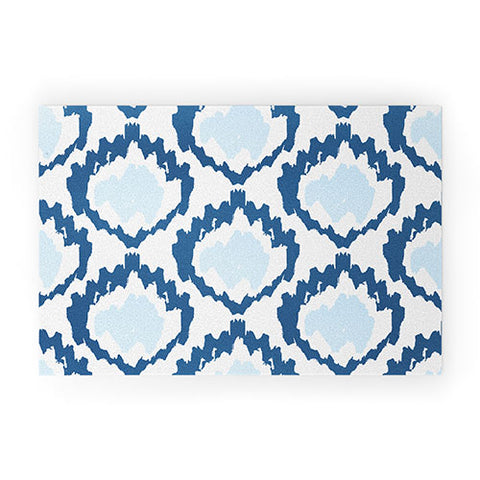 Allyson Johnson Bohemian Indigo iKat Welcome Mat