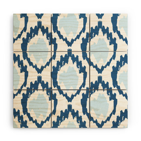 Allyson Johnson Bohemian Indigo iKat Wood Wall Mural