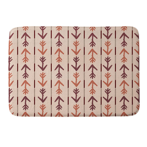 Allyson Johnson Bohemian Marsala Memory Foam Bath Mat