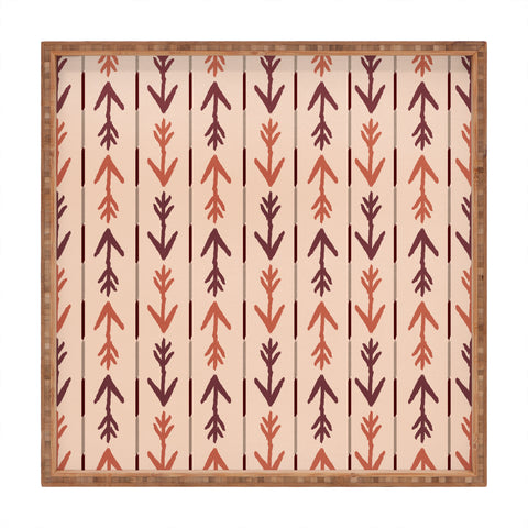 Allyson Johnson Bohemian Marsala Square Tray