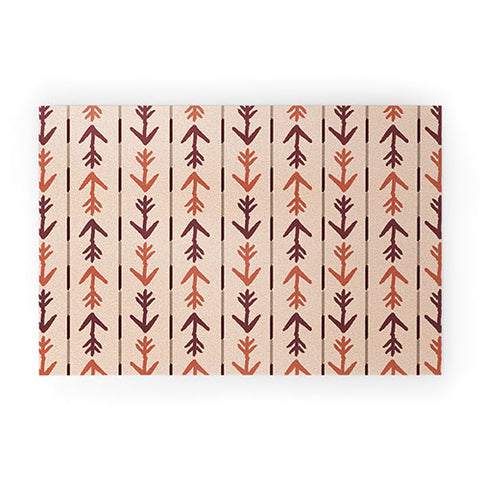 Allyson Johnson Bohemian Marsala Welcome Mat