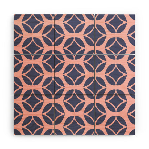 Allyson Johnson Bohemian Mod Navy Wood Wall Mural