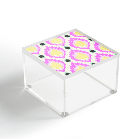 Allyson Johnson Bohemian Purple ikat Acrylic Box