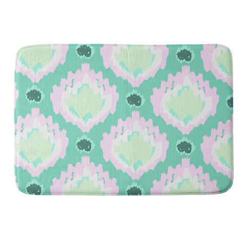 Allyson Johnson Bohemian Teal iKat Memory Foam Bath Mat