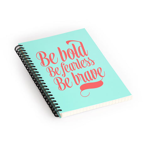 Allyson Johnson Bold And Brave Spiral Notebook