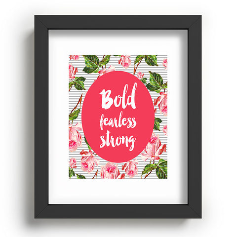 Allyson Johnson Bold and fearless Recessed Framing Rectangle