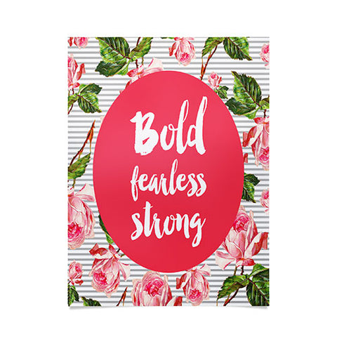 Allyson Johnson Bold and fearless Poster