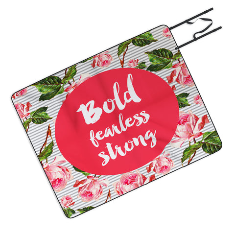 Allyson Johnson Bold and fearless Picnic Blanket