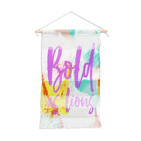Allyson Johnson Bold As Lions Abstract Wall Hanging Portrait