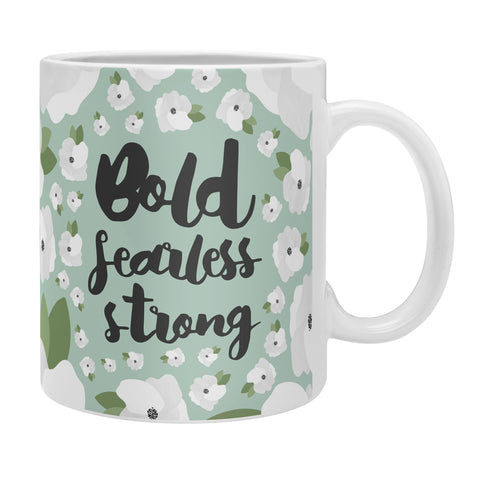 Allyson Johnson Bold Floral Mint Coffee Mug