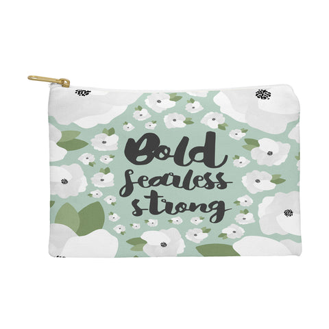 Allyson Johnson Bold Floral Mint Pouch