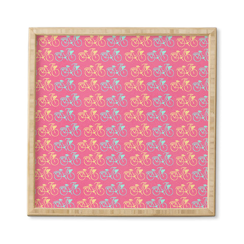 Allyson Johnson Bright Bikes Framed Wall Art