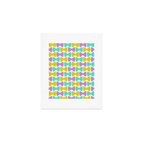 Allyson Johnson Bright Bow Ties Art Print