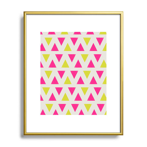 Allyson Johnson Bright Neon Metal Framed Art Print