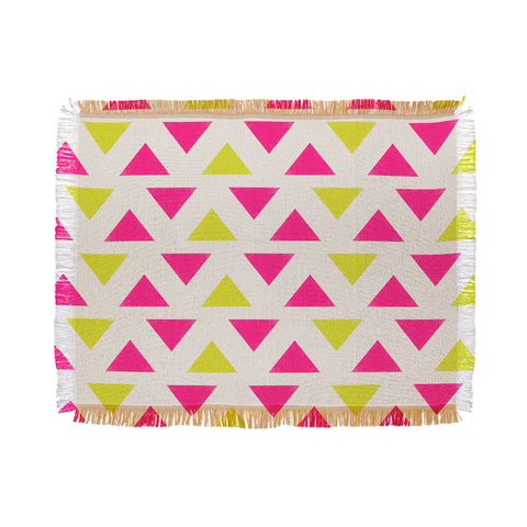 Allyson Johnson Bright Neon Throw Blanket