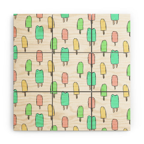 Allyson Johnson Bright Popsicle Wood Wall Mural