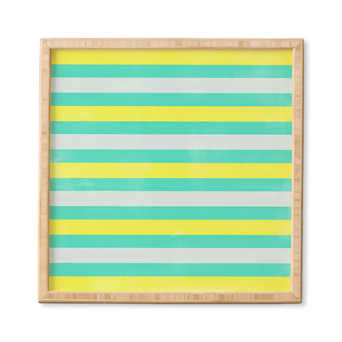 Allyson Johnson Bright Stripes Framed Wall Art