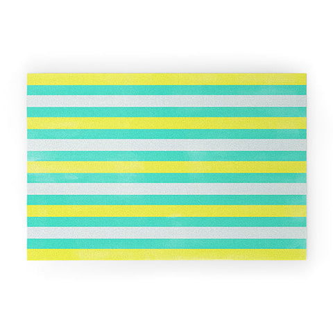 Allyson Johnson Bright Stripes Welcome Mat