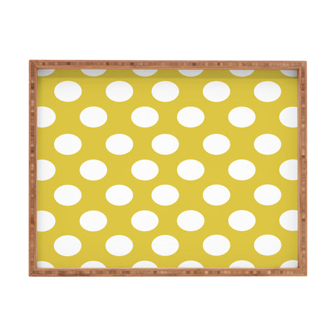 Allyson Johnson Brightest Chartreuse Rectangular Tray