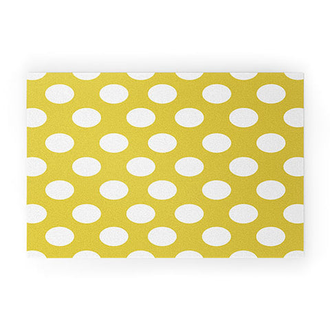 Allyson Johnson Brightest Chartreuse Welcome Mat