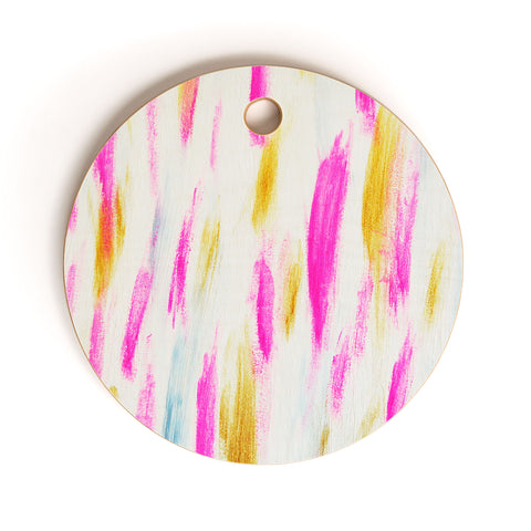 Allyson Johnson Brushed Brightly Cutting Board Round